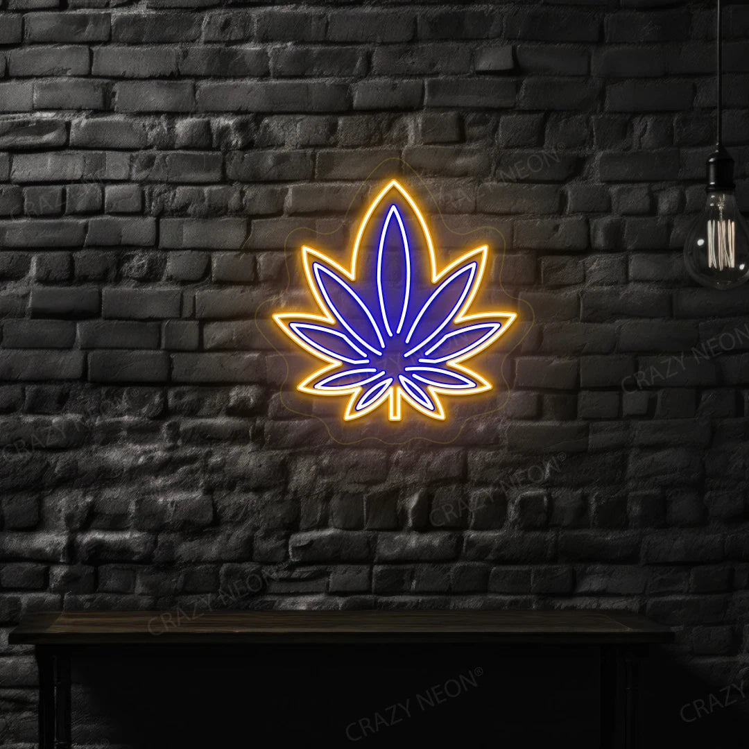 Trippy Weed Neon Sign image 1