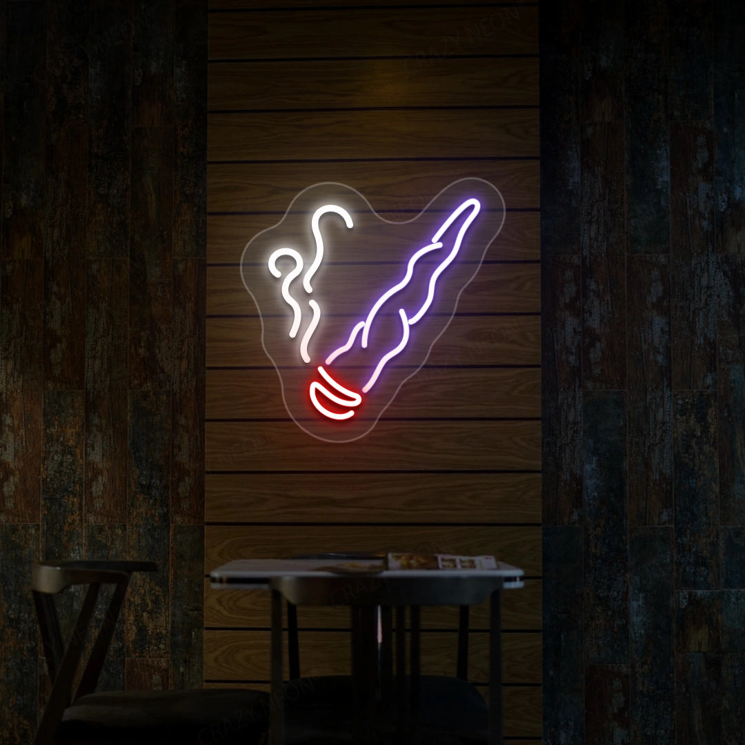 Smoke Cigar Neon Sign image 1