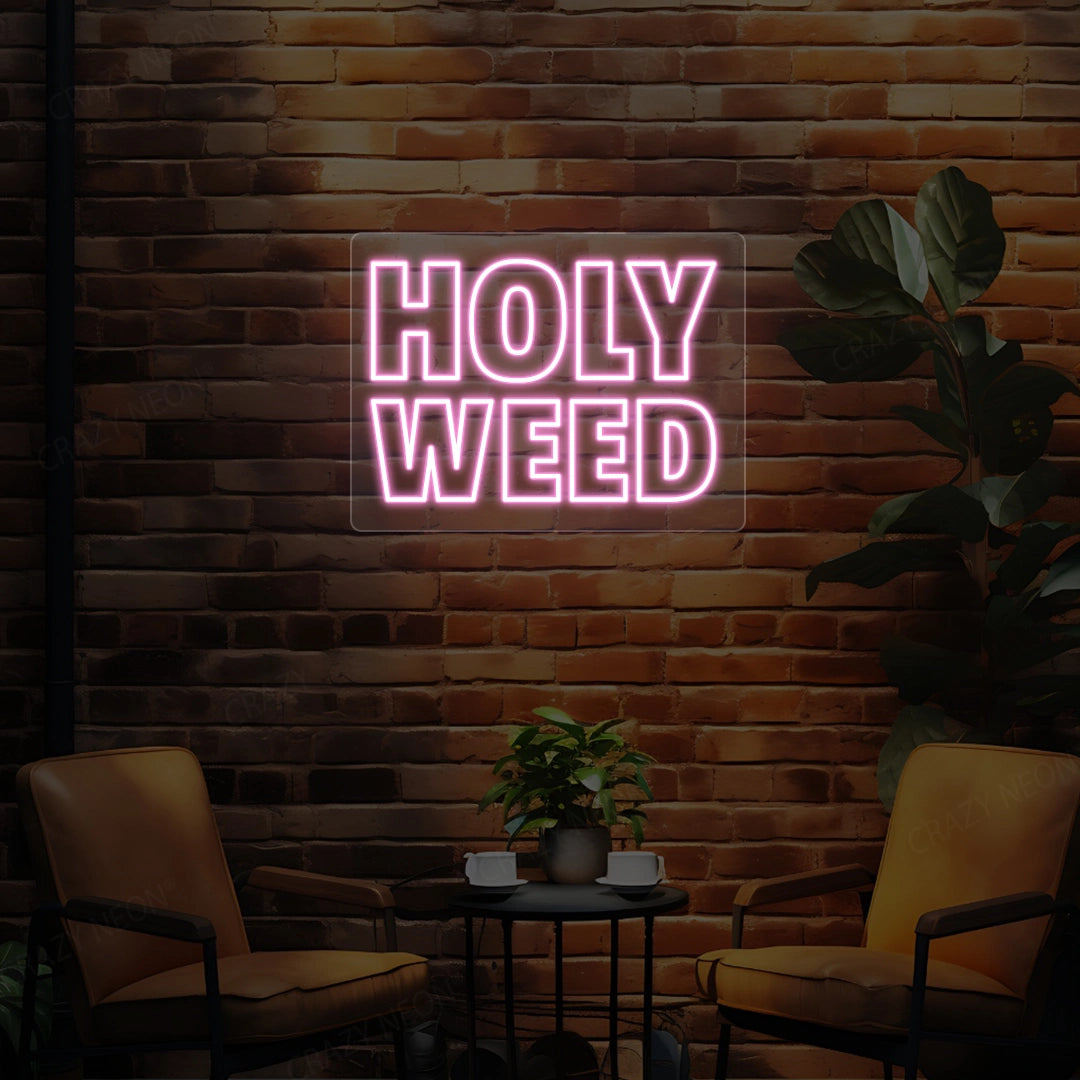 Holy Weed Neon Sign image 5