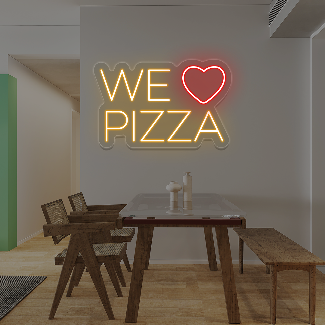 We Love Pizza Neon Sign image 1