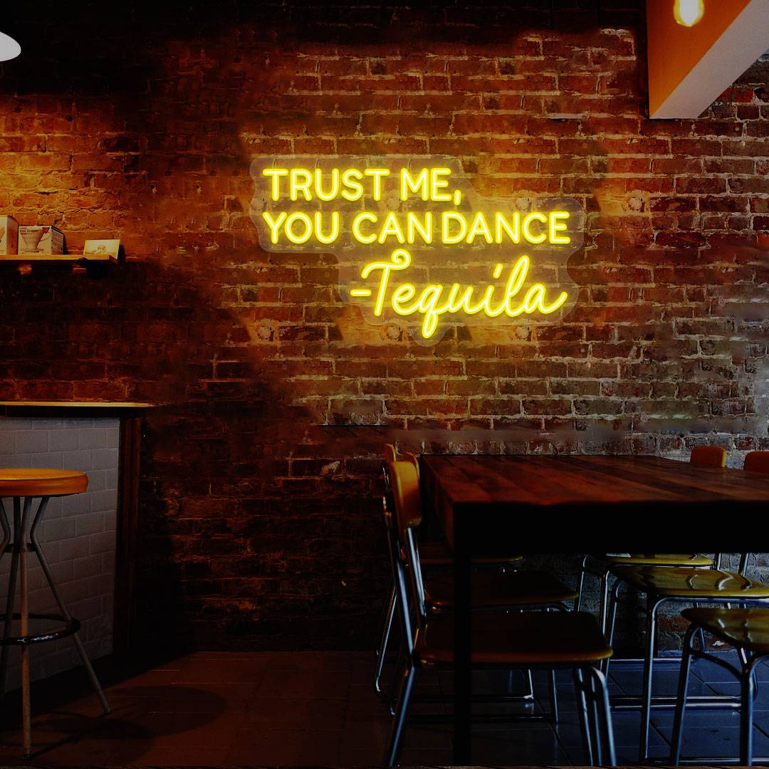 Trust Me You Can Dance Neon Sign image 0