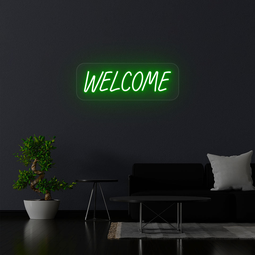 Welcome Neon Sign image 7