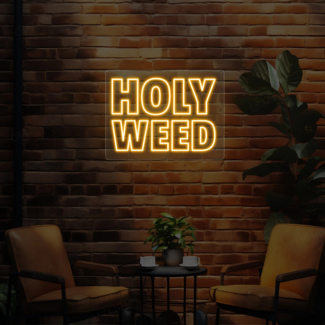 Holy Weed Neon Sign image 6