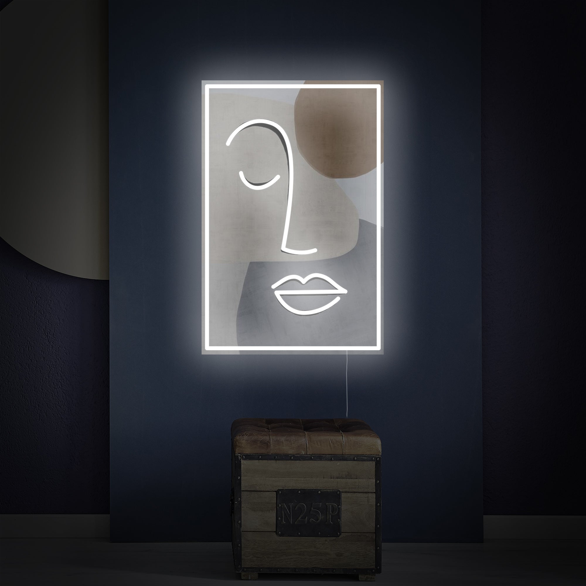 Abstract Human Eye LED Neon Sign | Modern Art Wall Decor