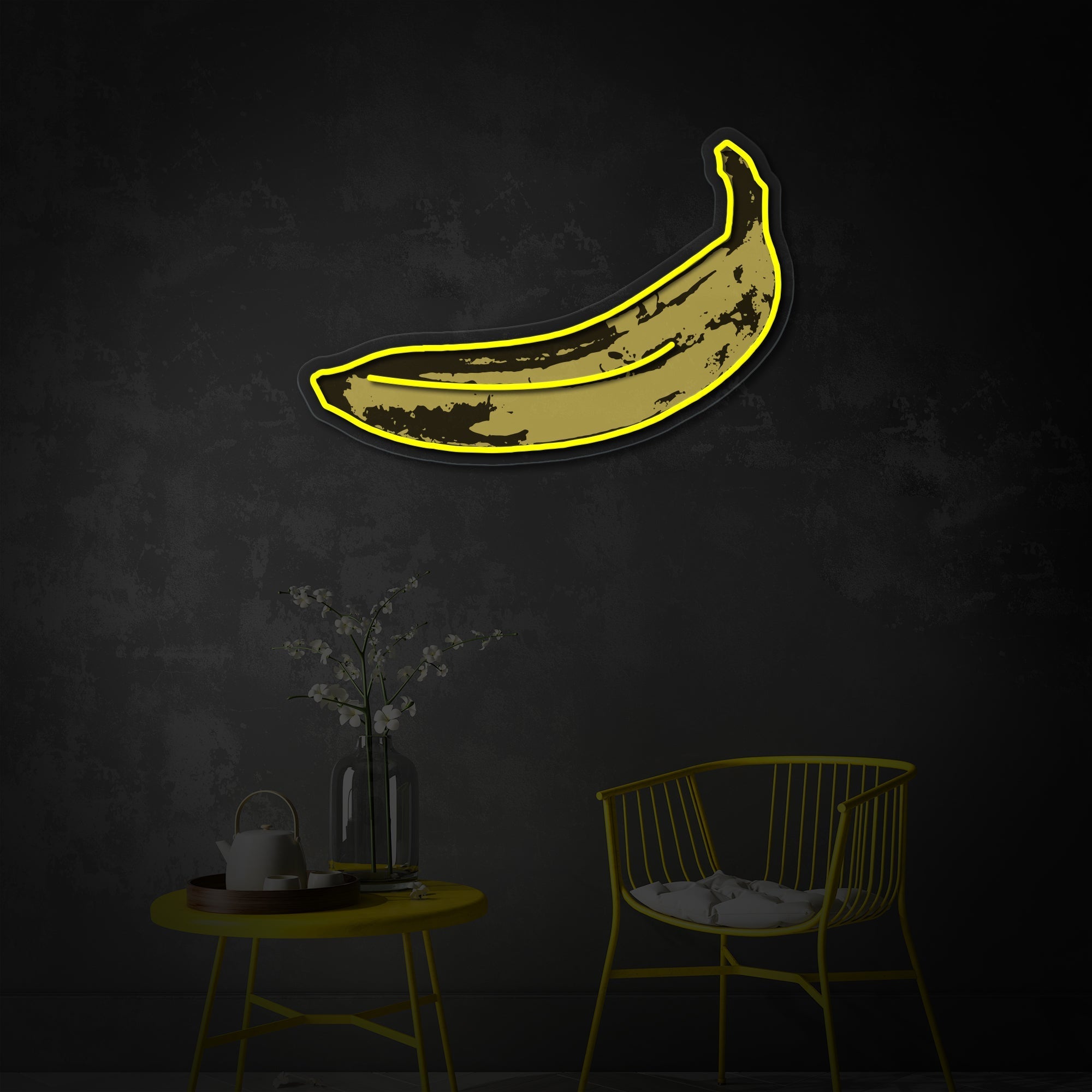 Famous Banana LED Neon Sign | Warhol Style Art