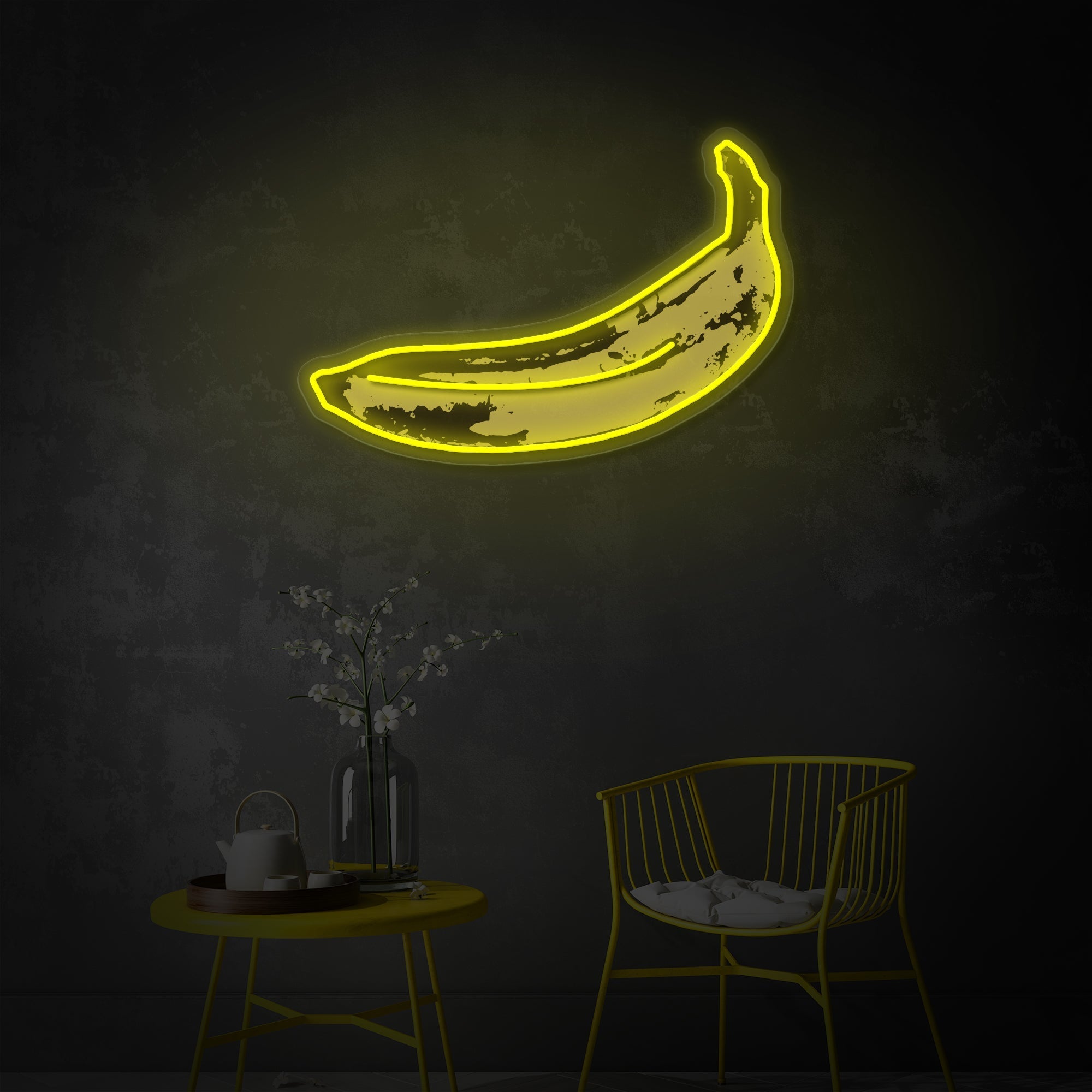 Famous Banana LED Neon Sign | Warhol Style Art