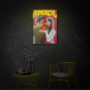 Aperol Poster LED Neon Sign | Bar Wall Art