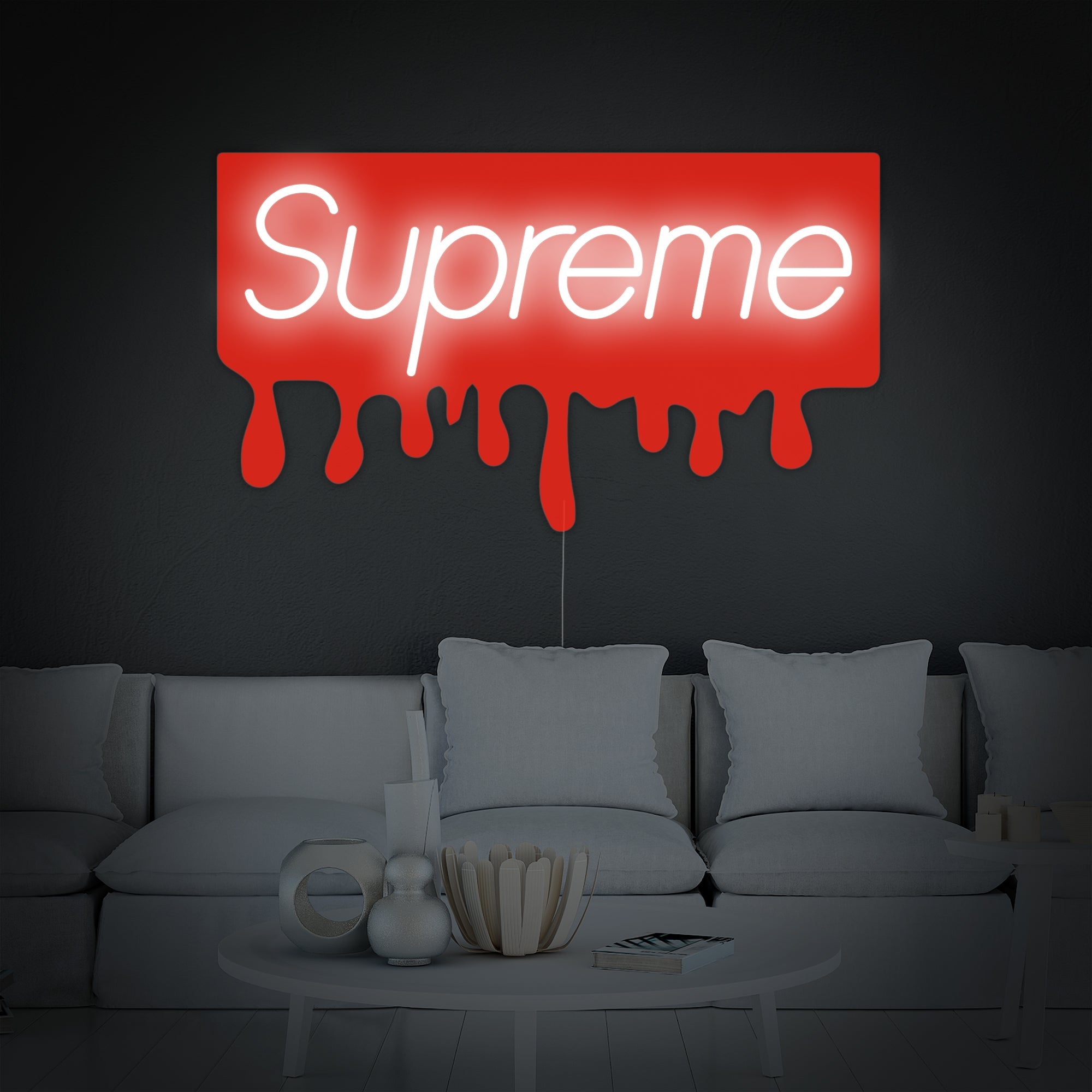 Super Drip LED Neon Sign | Streetwear Wall Art