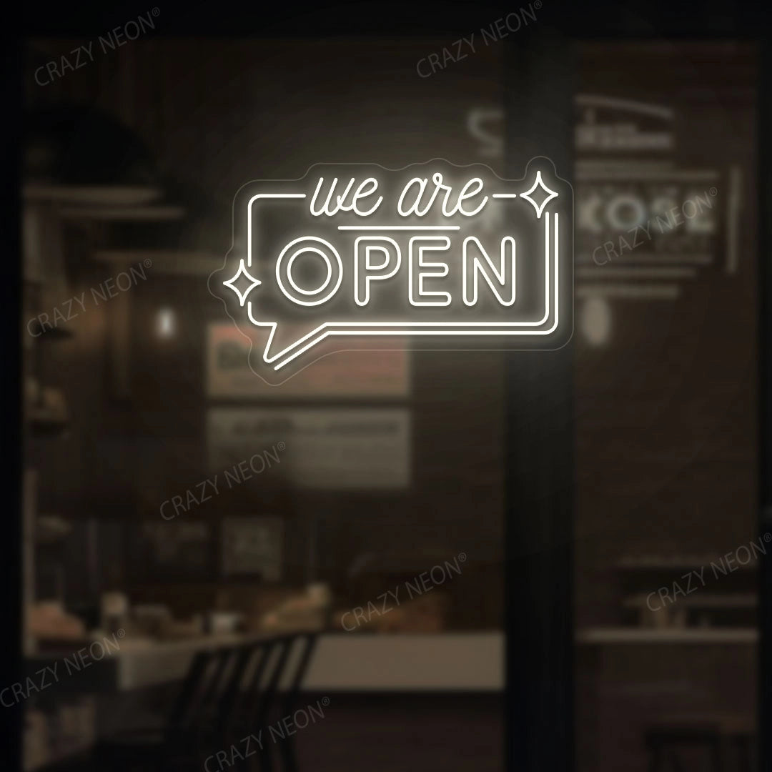 We are Open Sign in Message Box image 1