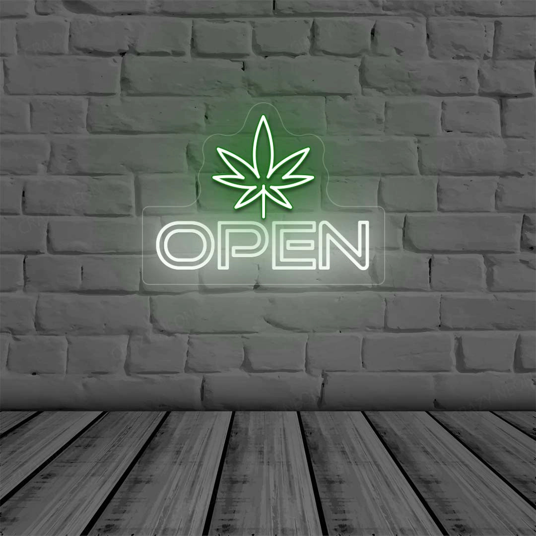 Weed Open Sign image 1