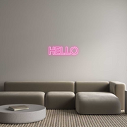 Custom Neon: hello