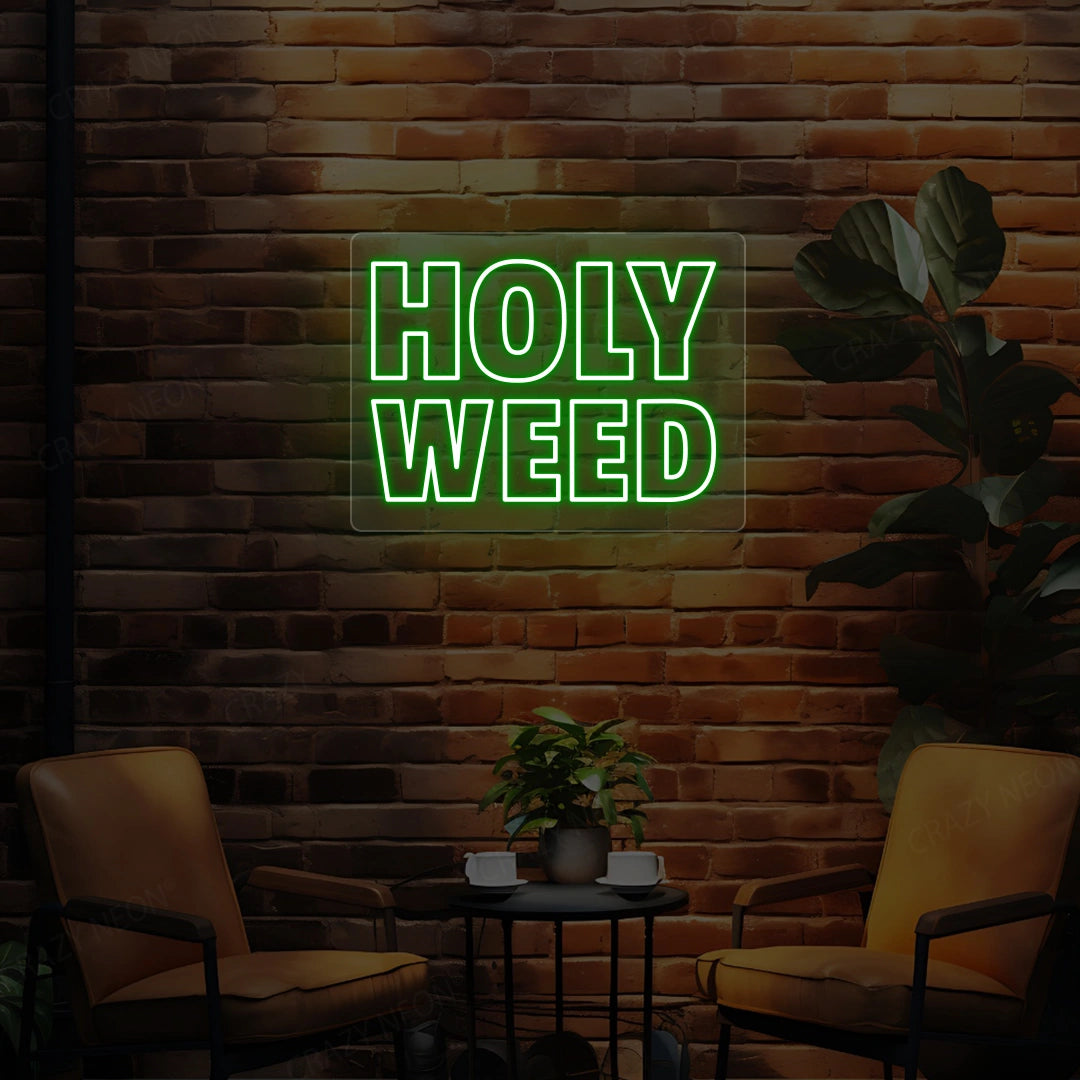 Holy Weed Neon Sign image 8