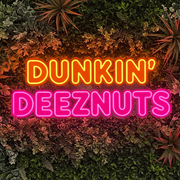 Dunkin Deeznuts Neon Sign